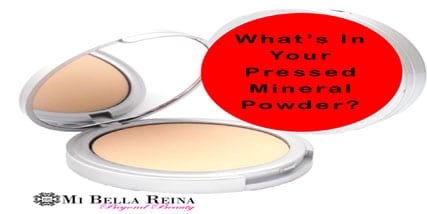 Pressed mineral powder at Bella Reina Spa