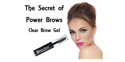 Clear brow gel at Bella Reina Spa