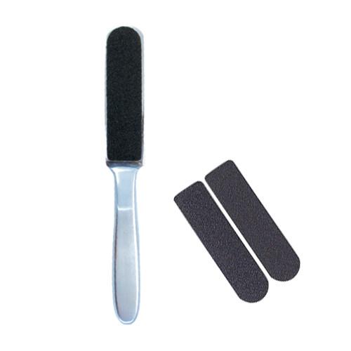 Stainless Steel Pedicure Foot File System double sided
