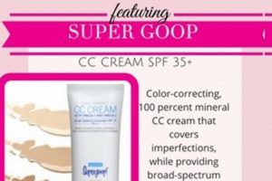 Super GOOP CC Cream for the summer
