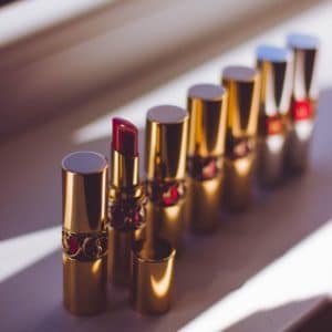 Multi-colored luxury lipsticks