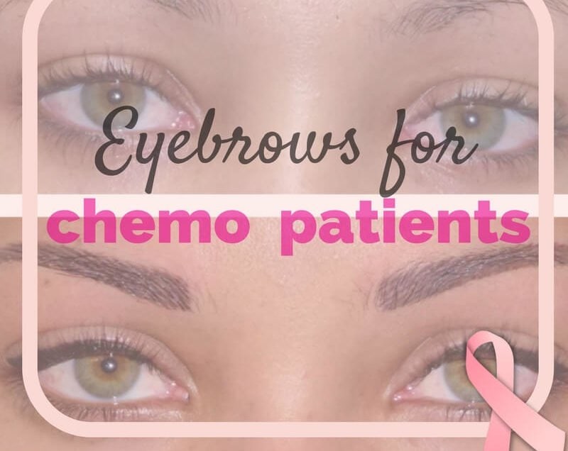 Eyebrows for Chemo Patients Bella PINK Alert