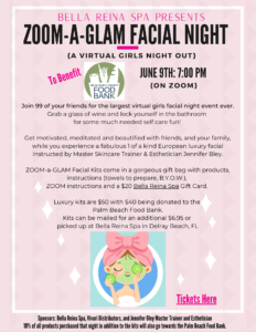 Zoom a Glam Facial Night