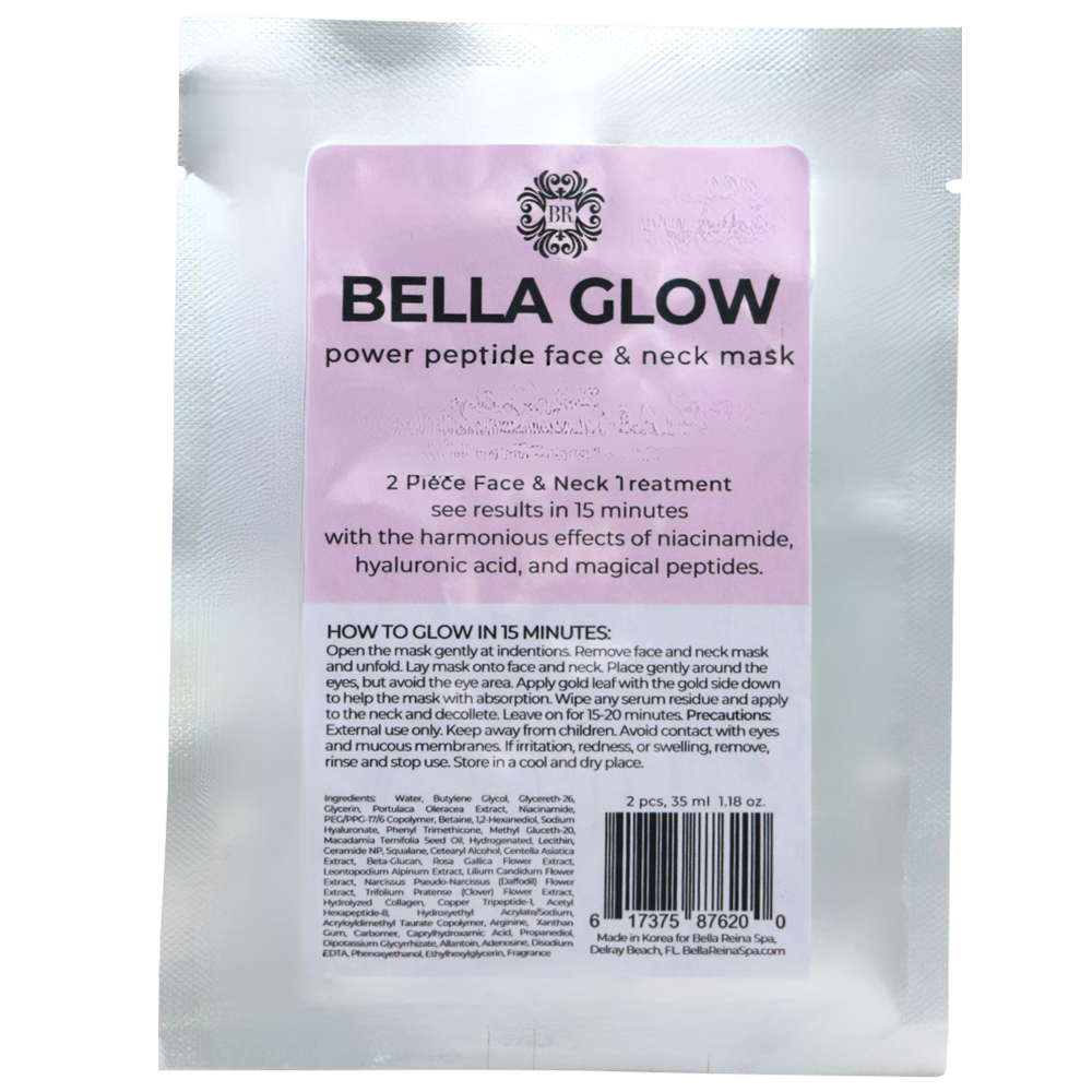 Bella Power Glow Face & Neck Mask front