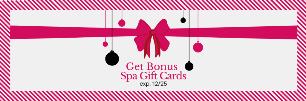 Holiday Bonus Spa Gift Cards